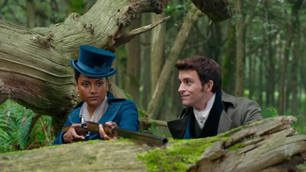 Момент из трейлера сериала Бриджертоны